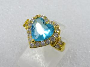 色石　指輪(8号)